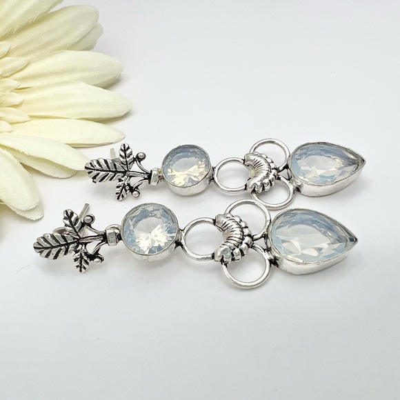 OWYHEE OPAL EARRINGS - Picture 6 of 12